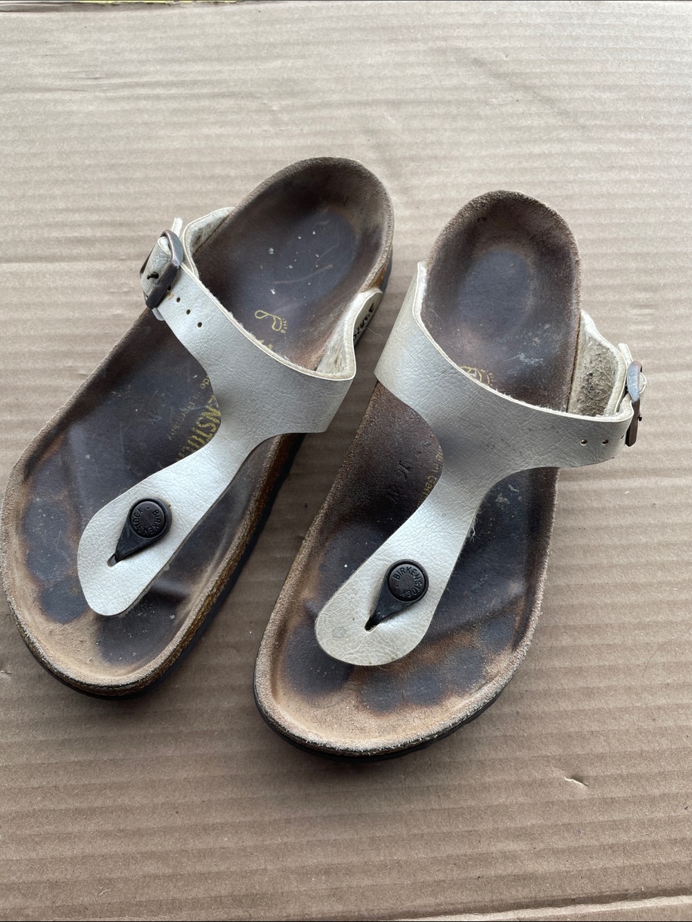 Birkenstock Women's Toe-Post Sandals with Buckle Accent